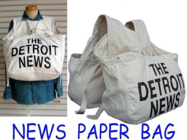 割引発見 ニュースペーパーバッグ・ツインポケット 新品新聞配達用バッグ ダッフルバッグ、ボストンバッグ