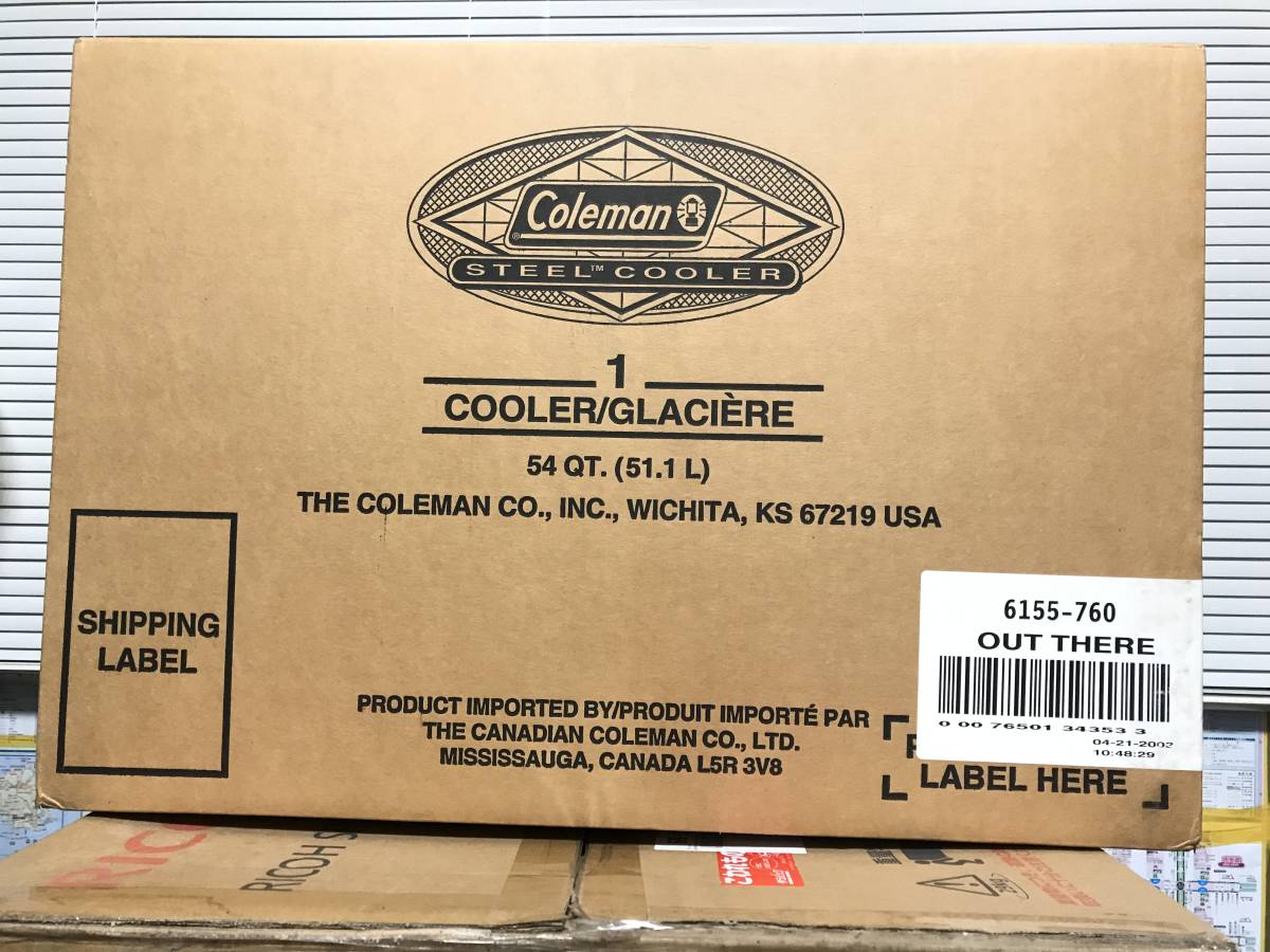  Coleman steel ремень cooler-box 54QT Steel Belted новый товар не использовался товар рассылка box имеется ограниченный товар 