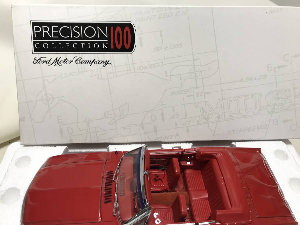 Ford Mustang Convertible 1/2 1964 1/18 PRECISION 100 Ford Mustang Convertible 1/2 1964 1/18 PRECISION 100