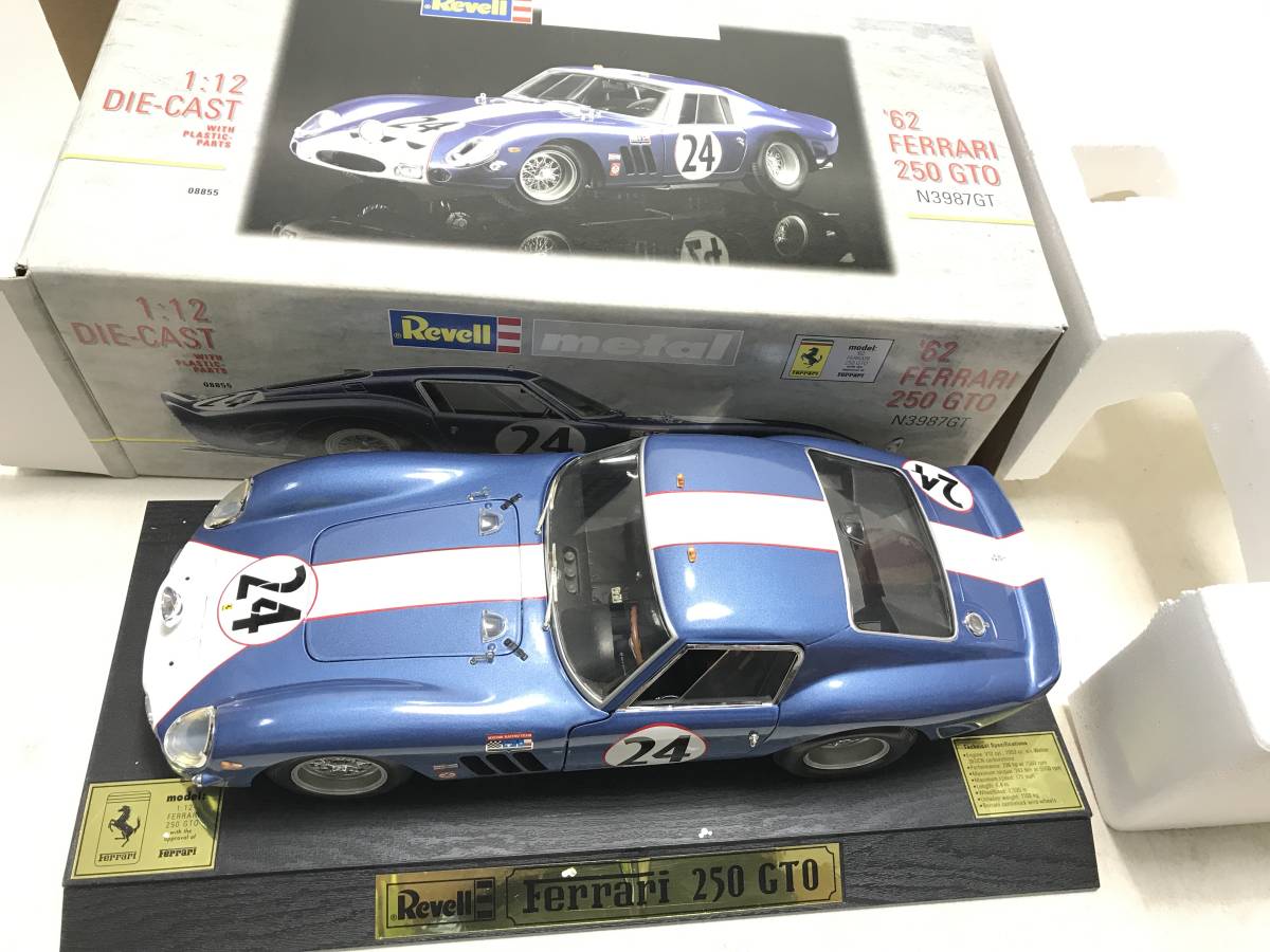 Revell レベル 1/12 FERRARI 250 GTO 1962 No.24 N3987GT 新品、未開封、未展示