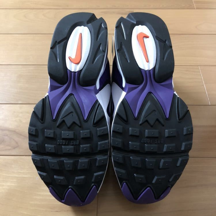 NIKE AIR MAX TRIAX ナイキ エアマックス トライアックス スニーカー ホワイト パープル 白 紫 US9 27cm 国内正規品 新品未使用 限定 復刻_画像4