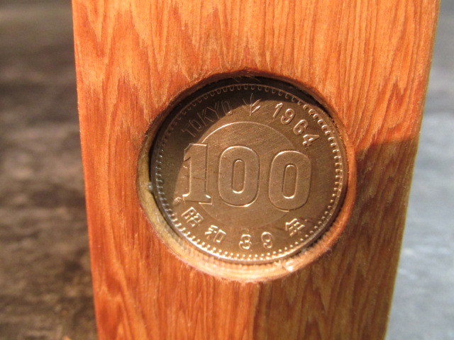 55%以上節約 1964年東京オリンピック100円銀貨ペンダント 本物ペンダント ネックレス、ペンダント、チョーカー