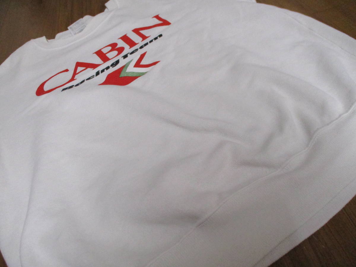 当時物 CABIN RacingTeam キャビンレーシングチーム ロゴ スウェット トレーナー Mサイズ_画像6