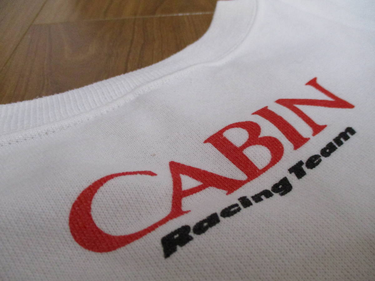 当時物 CABIN RacingTeam キャビンレーシングチーム ロゴ スウェット トレーナー Mサイズ_画像8