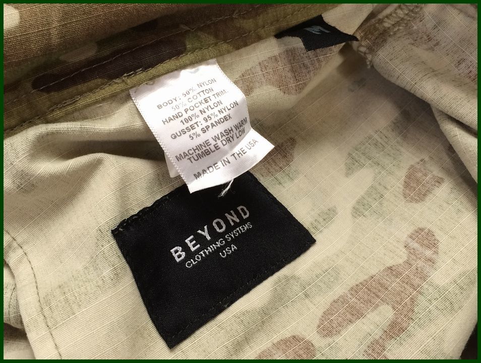 okinawa　base　米軍　実物　米陸軍　u.s. Army　Beyond A9-U Mission Pants　マルチカム　コンバットパンツ　パッドなし　M　特殊部隊_画像3