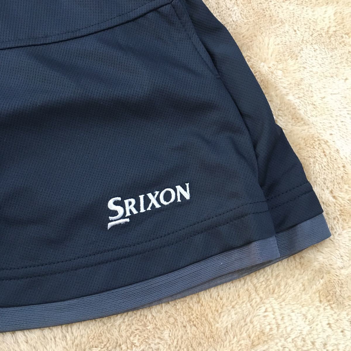 【送料無料】スリクソン（SRIXON）スコートＬサイズ 新品 SDK-2495Wブラック_画像3
