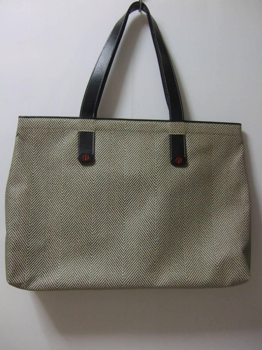 Nazareno Gabrielli(na The renoga yellowtail eli)/ tote bag bag Italy made 