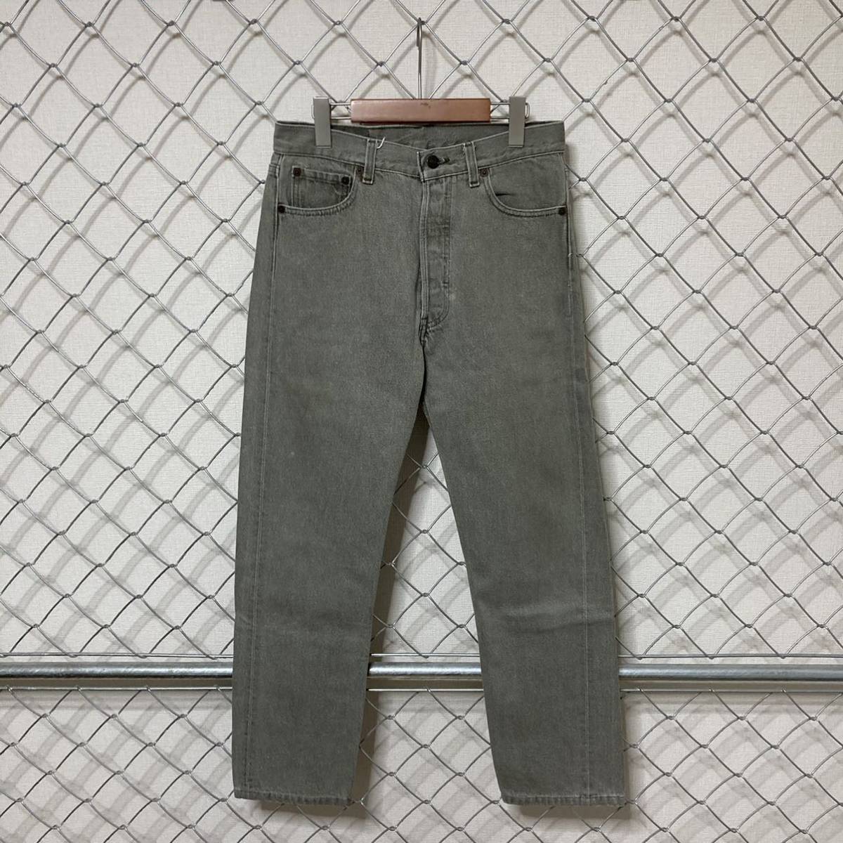 Levi's 501-0638 リーバイス 92年製 USA製 552 ブラックデニムパンツ ジーンズ 30 グレー Levi's 501-0638 リーバイス 92年製 USA製 552 ブラックデニムパンツ ジーンズ 30 グレー