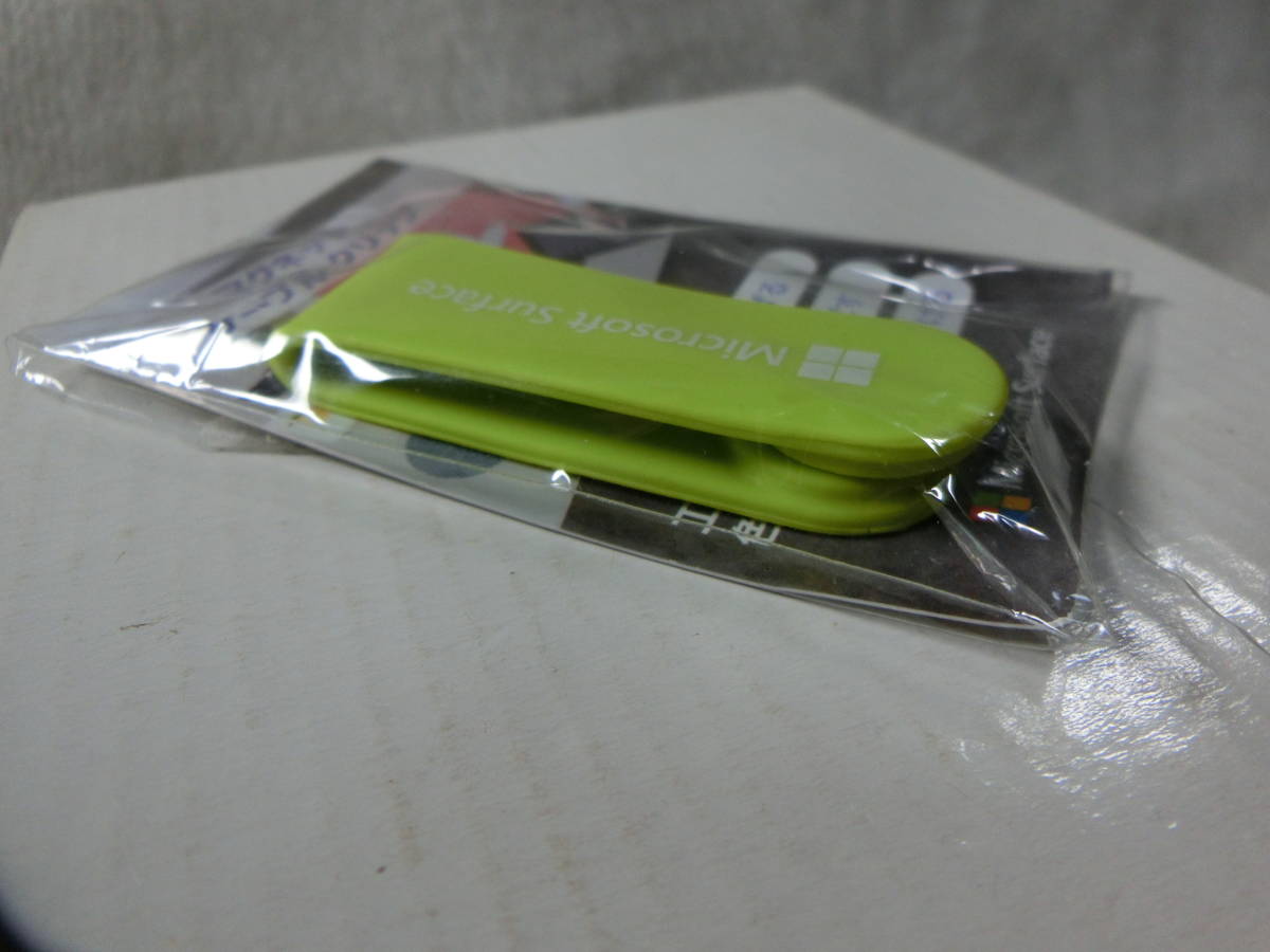 *Microsoft Surface with logo * magnet cable clip * new goods unused goods 