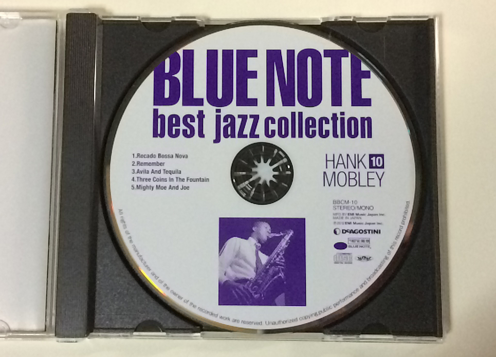 【CD】BLUE NOTE best jazz collection 10/HANK MOBLEY ハンク・モブレー_画像3
