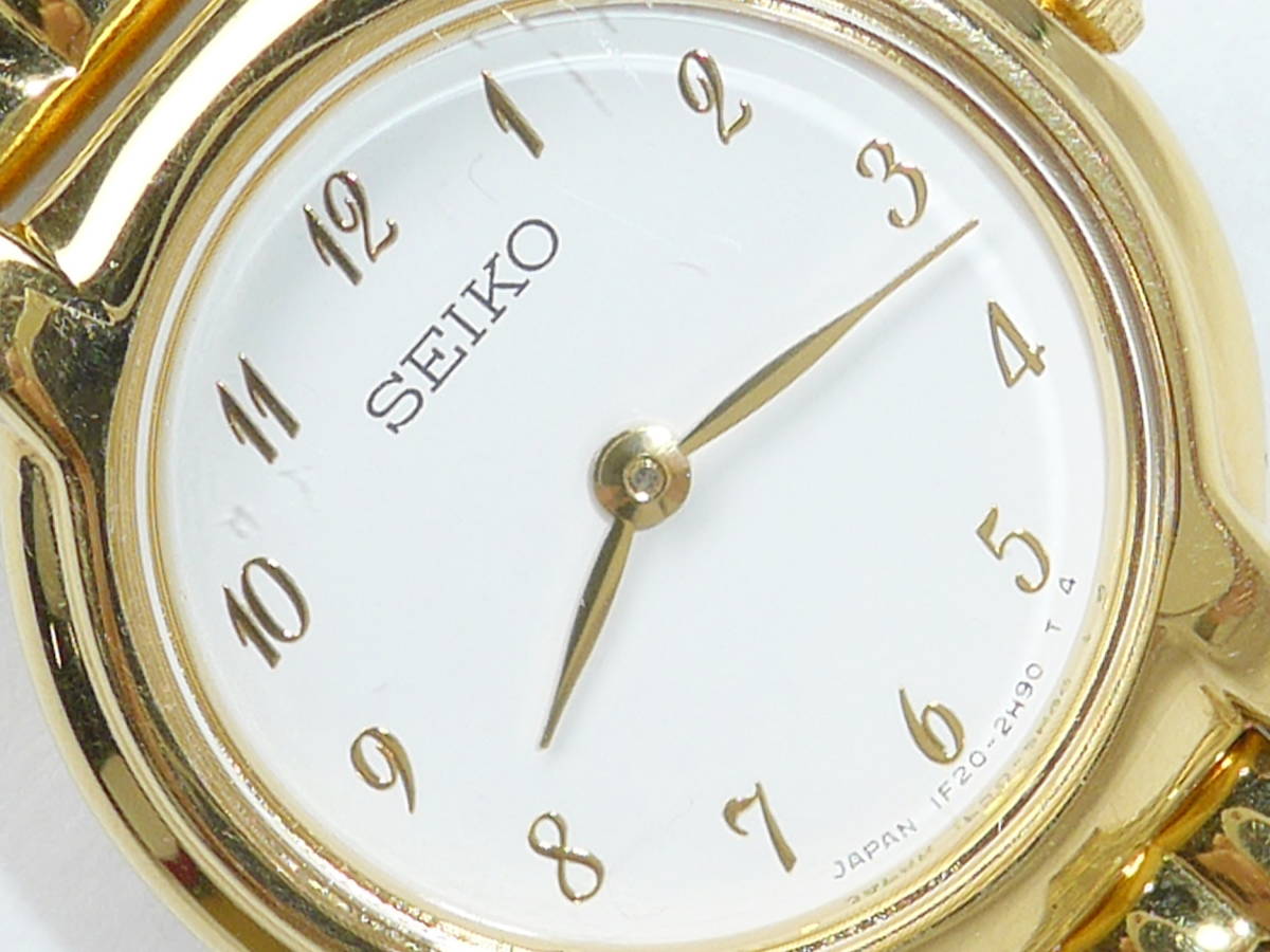 SEIKO ２針ウォッチ　サイズ調節可能 難あり動作展示処分品_画像3