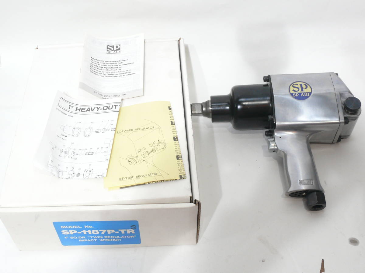 SP AIR 25.4mm角 1インチ エアーインパクトレンチ SP-1187P-TR SP AIR 25.4mm角 1インチ エアーインパクトレンチ SP-1187P-TR