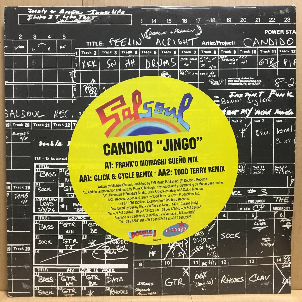 CANDIDO / JINGO 12” SALSOUL_画像1