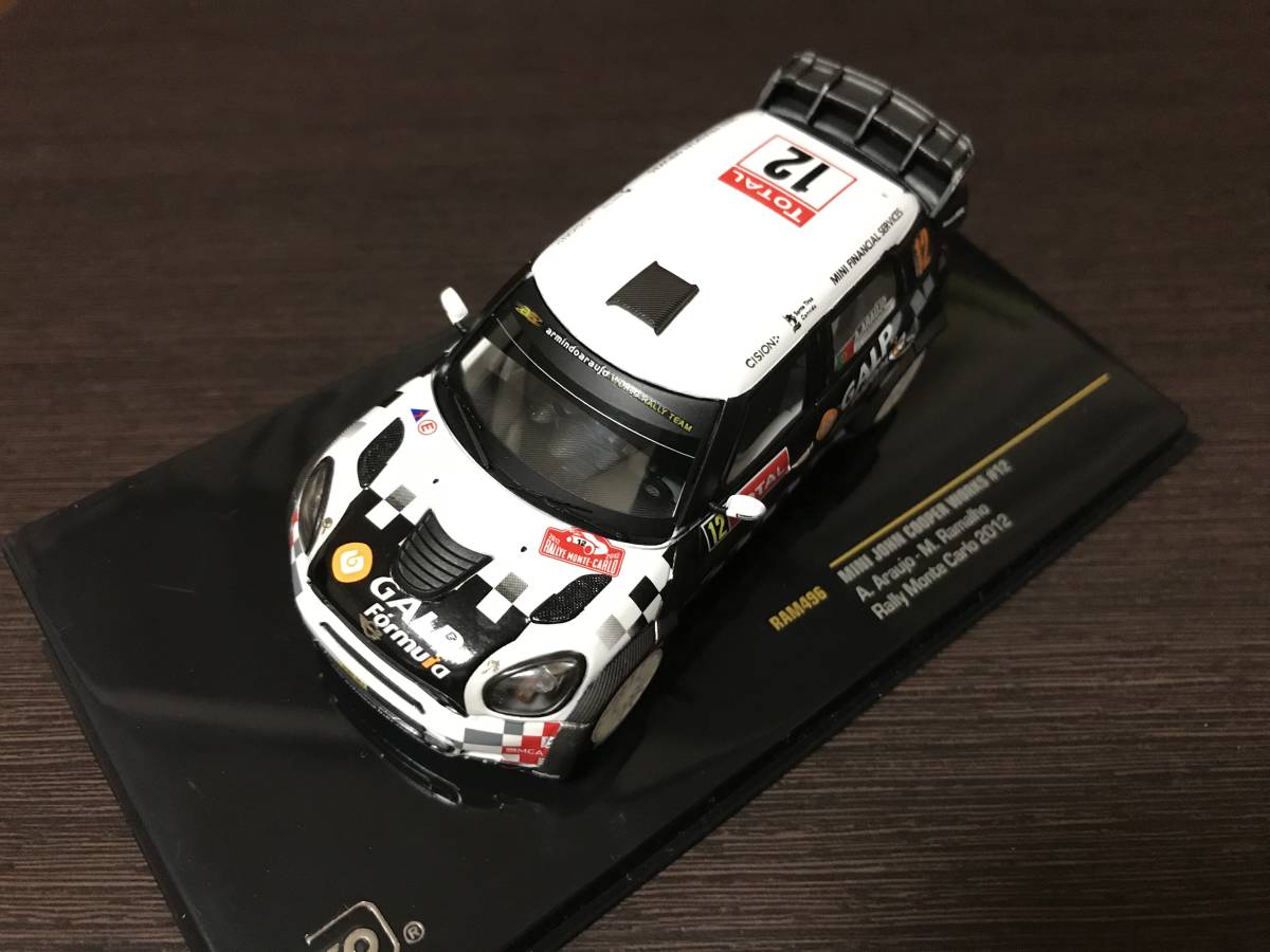 誠実】 1/43 IXO 2012 A.アラウジョ組 ラリー・モンテカルロ10位 #12