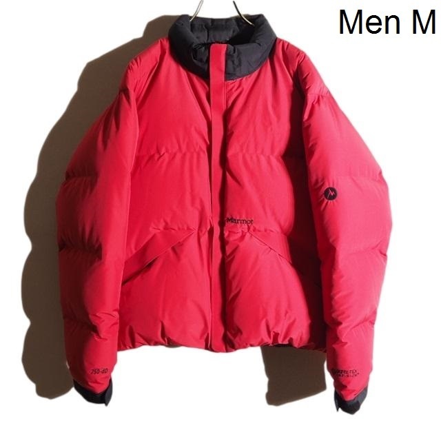 B4078P ▼VAINL ARCHIVE connected ヴァイナルアーカイブ × Marmot マーモット × ビューティ&ユース▼ ダウンジャケット 赤 M 秋冬 rb