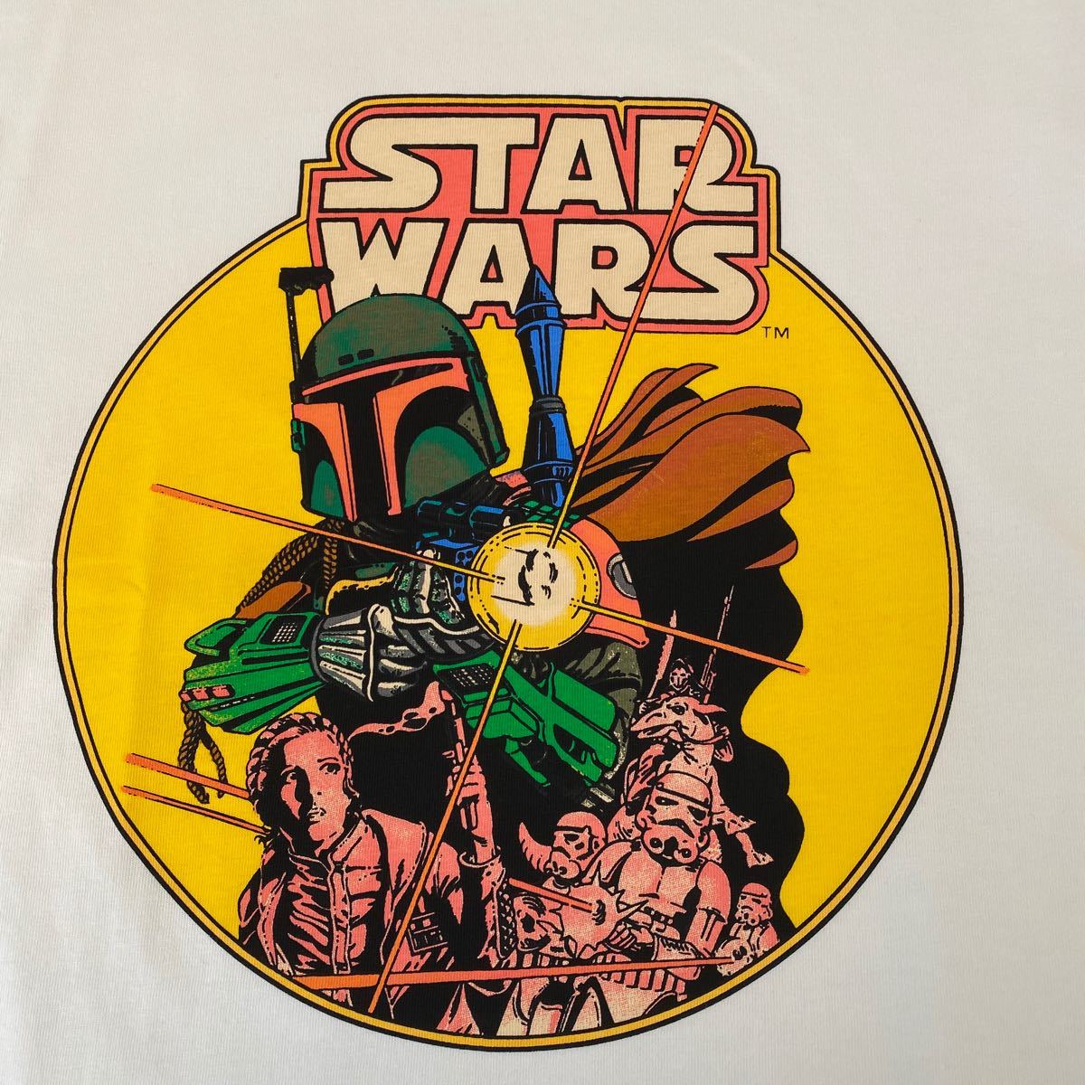 Paypayフリマ スターウォーズ Starwars メンズtシャツs新品 ボバフェット 古着風イラスト 女性okサイズ アメコミ アメリカンキッズ風 レトロイラスト