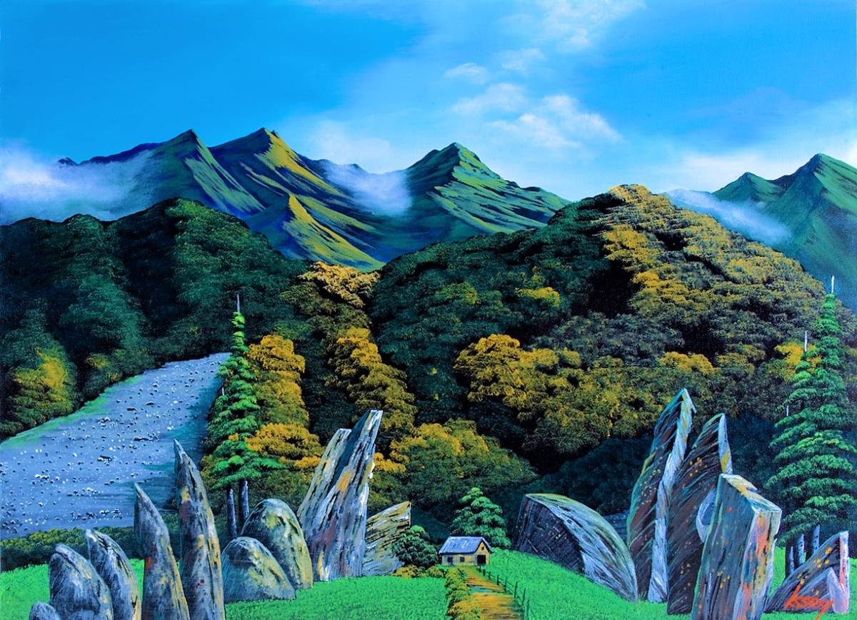 人気の クリスタル奇岩の丘 自然、風景画