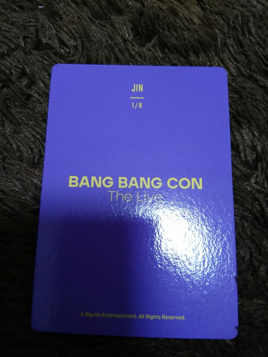 【JIN】BTS★ BANG BANG CON★ミニフォトカード ★1/8 ★①  