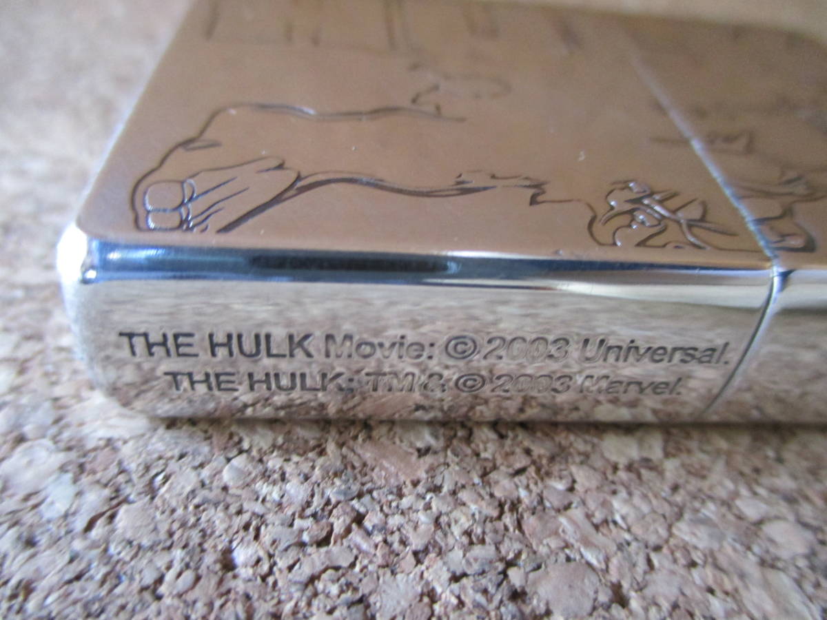 がある Zippo HULK UFpa8m19953165821 超人ハルク れている