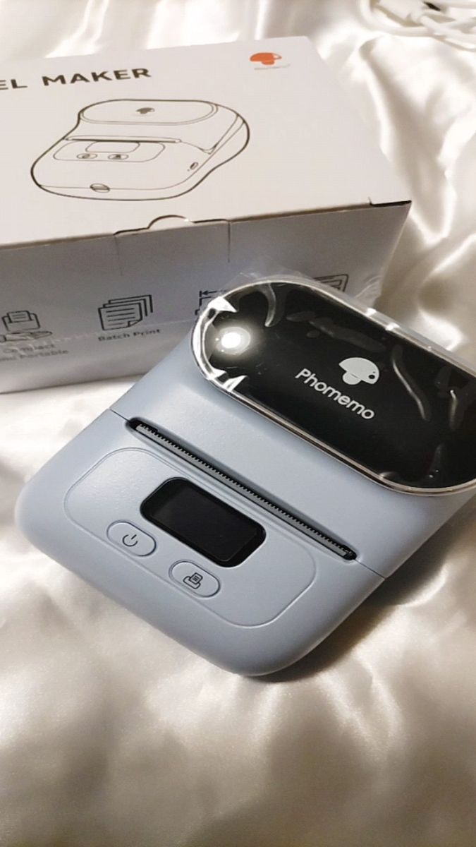 新品未使用　ラベルプリンター スマホ 感熱 宛名ラベルプリンター M110 ラベルライター シールプリンター　Phomemo