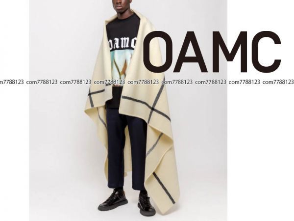 人気満点 保管品9.5万《OAMC》EDITION購入 ウール100%オーエーエムシー(元Supreme)ブランケット マルチカバーリネン アウトドア ファブリック ブランケット