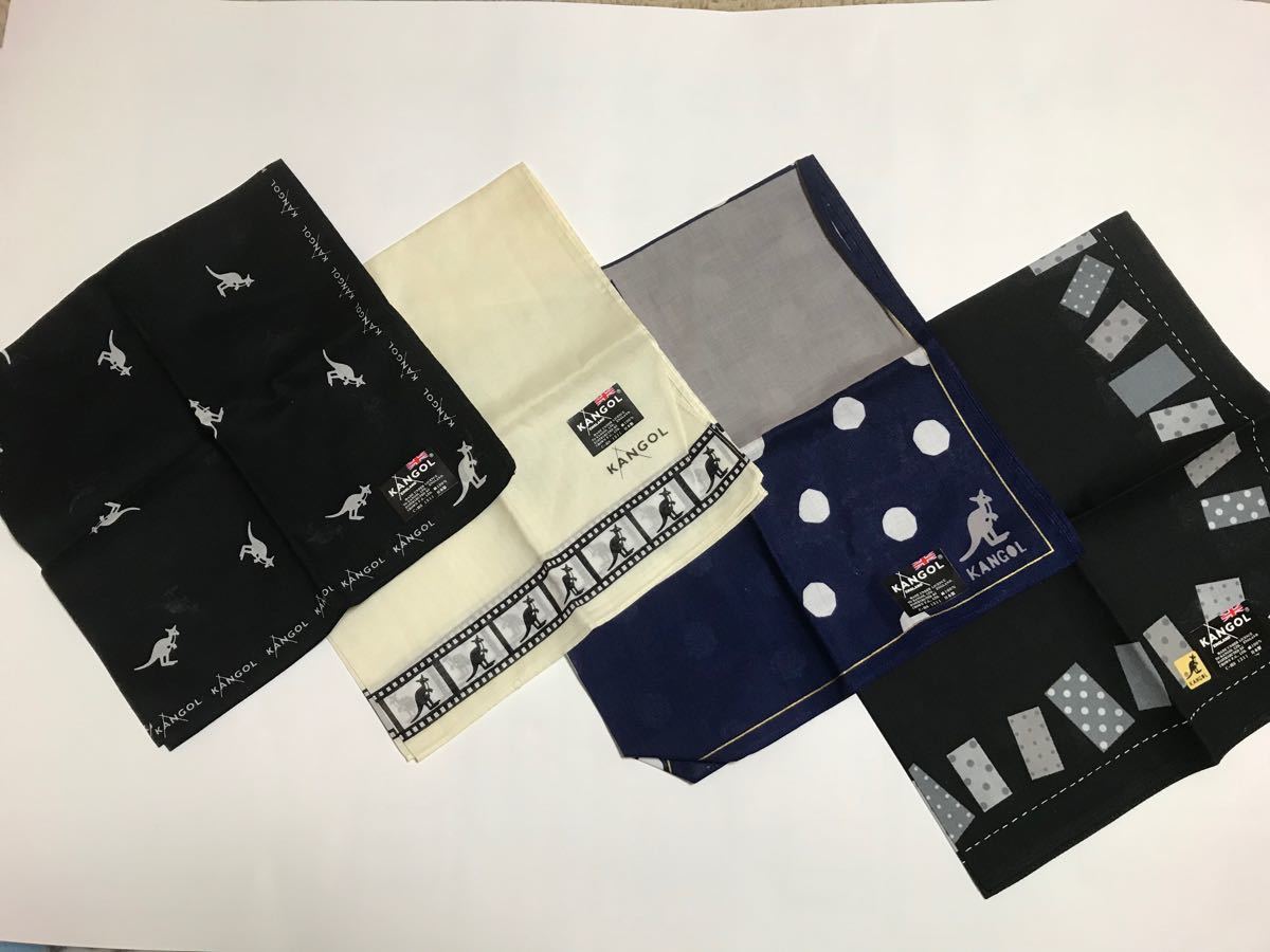 KANGOLハンカチ4枚セット|PayPayフリマ KANGOL ハンカチ
