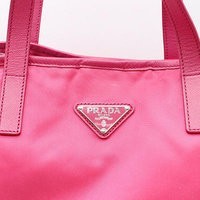 PRADA プラダ 2wayバッグ ナイロン/レザー/ピンク_画像3