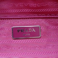 PRADA プラダ 2wayバッグ ナイロン/レザー/ピンク_画像7