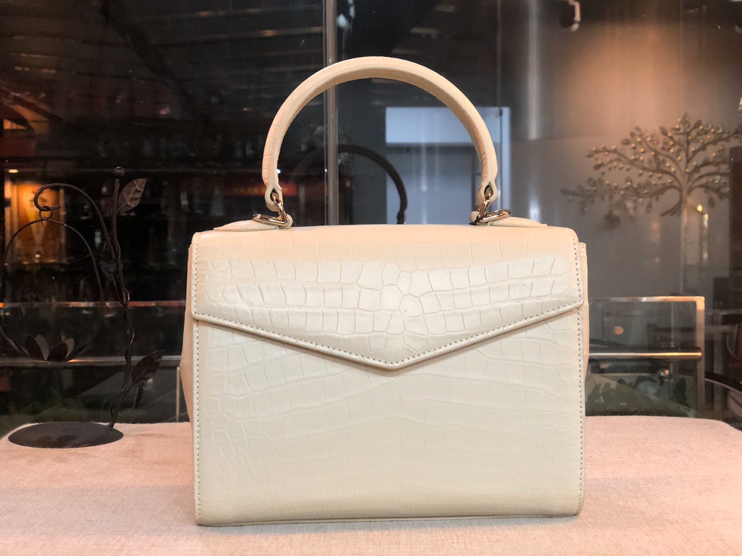 日本最大級 クロコダイル ワニ革 ハンドバッグ ショルダーバッグ 2way