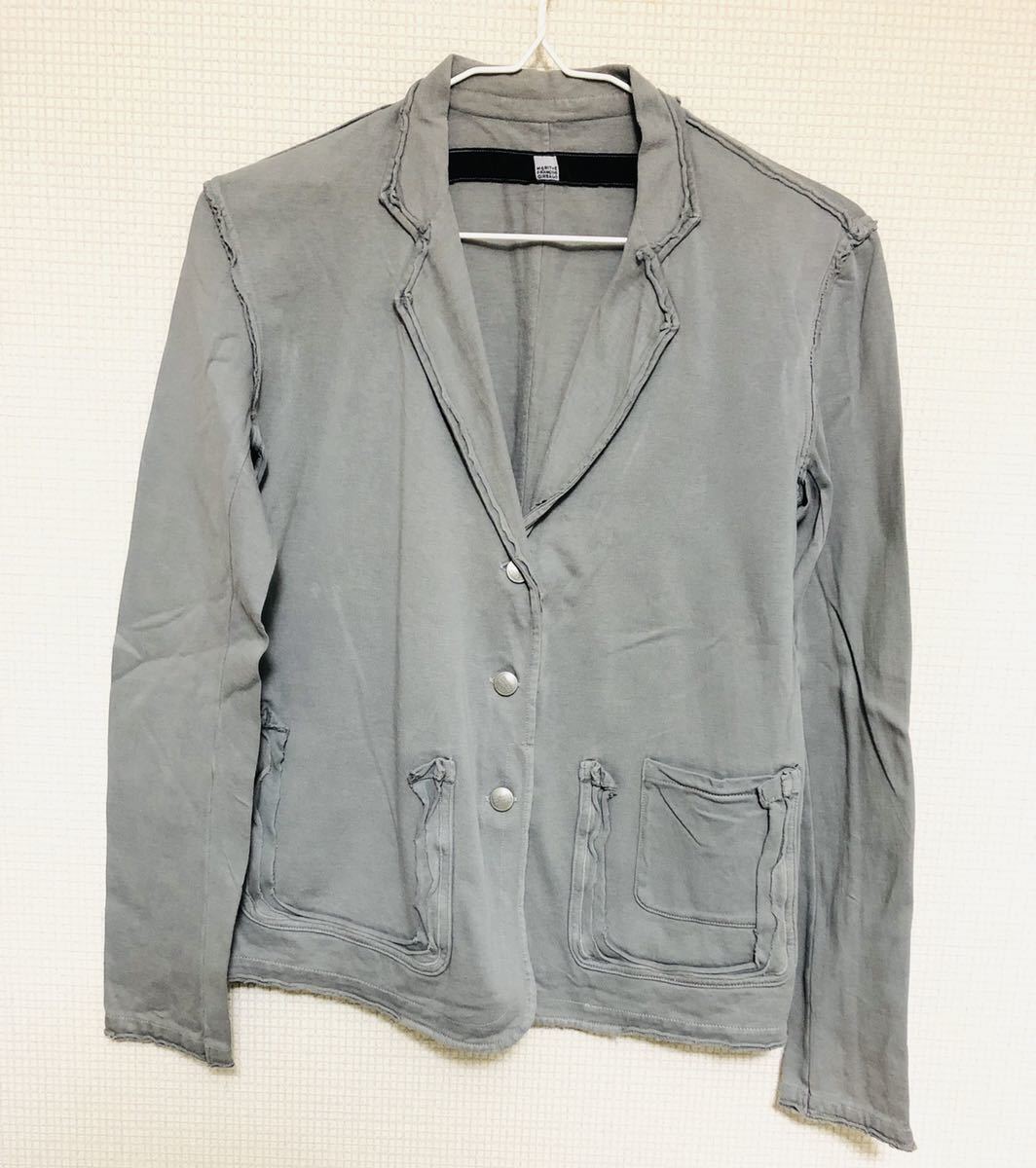  used MARITHE+FRANCOIS GIRBAUD/ Mali te franc sowa Jill bo- jacket sweat cloth S size ( gray )