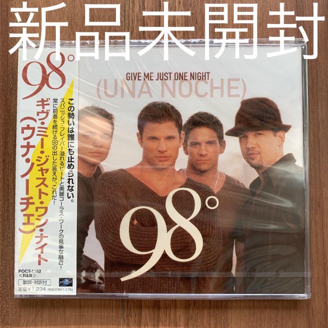 98° 98 degrees give me just one night ギヴ・ミー・ジャスト・ワン・ナイト(ウナ・ノーチェ) 新品未開封