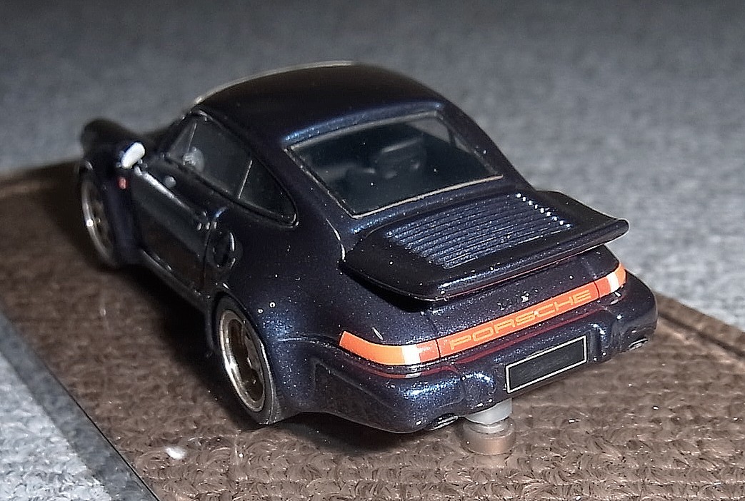 MR collection конечный продукт 1/43 Porsche 911 Turbo S blue metallic 1992 (964) PORSCHE турбо light weight Geneva Motor Show 1992