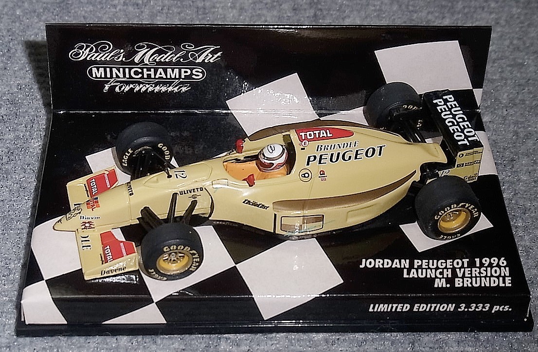 1/43 ジョーダン プジョー ラウンチ 1996 ブランドル JORDAN PEUGEOT LAUNCH