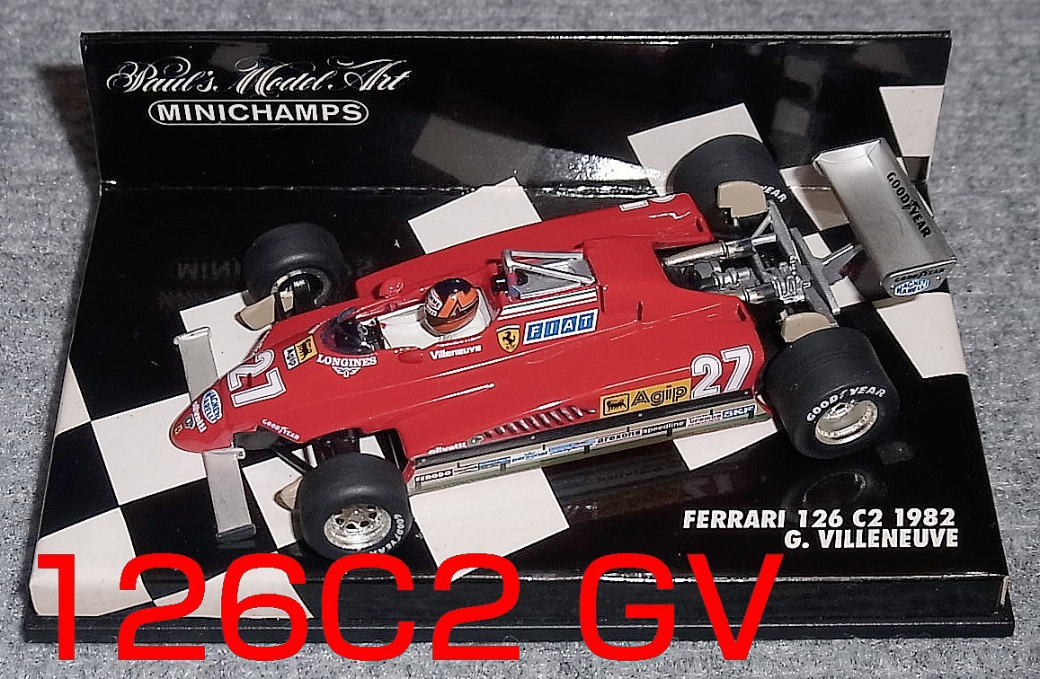 1/43 フェラーリ 126C2 ビルヌーブ 1982 FERRARI VILLENEUVE