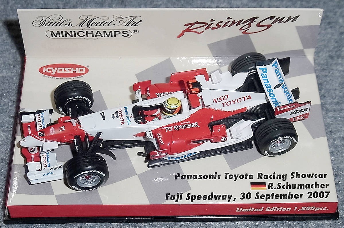 京商別注 1/43 トヨタ ショーカー2007 ラルフ シューマッハ 富士スピードウェイ TOYOTA TF106 TF107_画像1