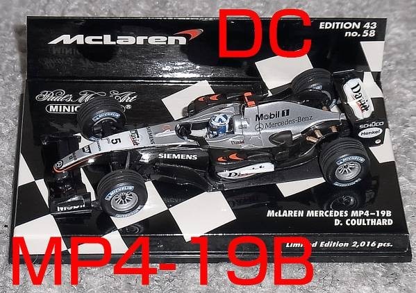 1/43 マクラーレン メルセデス MP4/19B クルサード 2004 McLaren MERCEDES