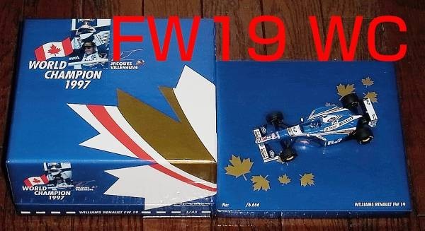 SP箱 WC記念 1/43 ウイリアムズ FW19 ビルヌーブ 1997 WILLIAMS