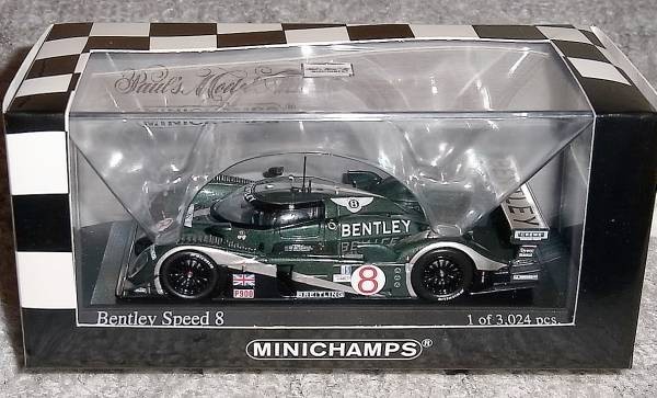 1/43 ベントレー スピード8 8号 ハーバート ブランデル ブラバム Sebring12h 2003 Bentley Speed8 セブリン