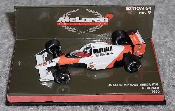 1/64 マクラーレン ホンダ MP4/5B ベルガー McLAREN HONDA_画像1