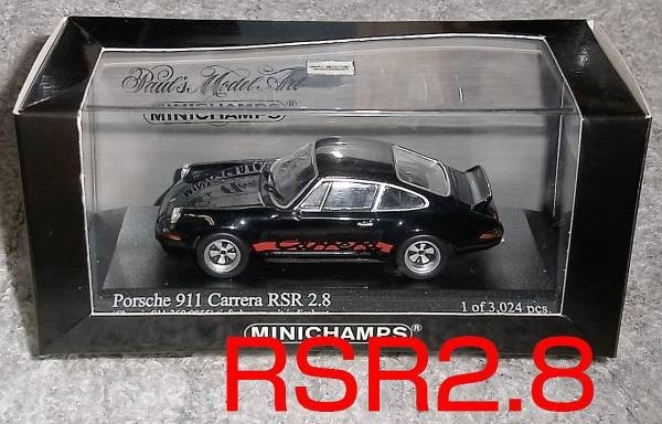 1/43 ポルシェ 911 カレラ RSR2.8 1973 ブラック レッド RS73 PORSCHE