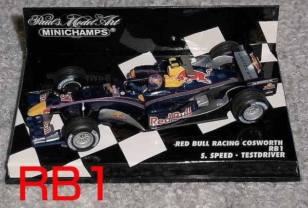 1/43 レッドブル RB1 スピード テストカー REDBULL コスワース_画像1