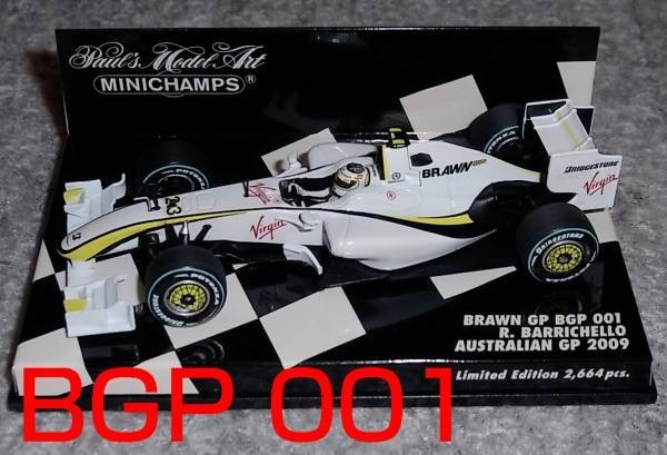 1/43 ブラウンGP BGP001 バリチェロ オーストラリア 2009
