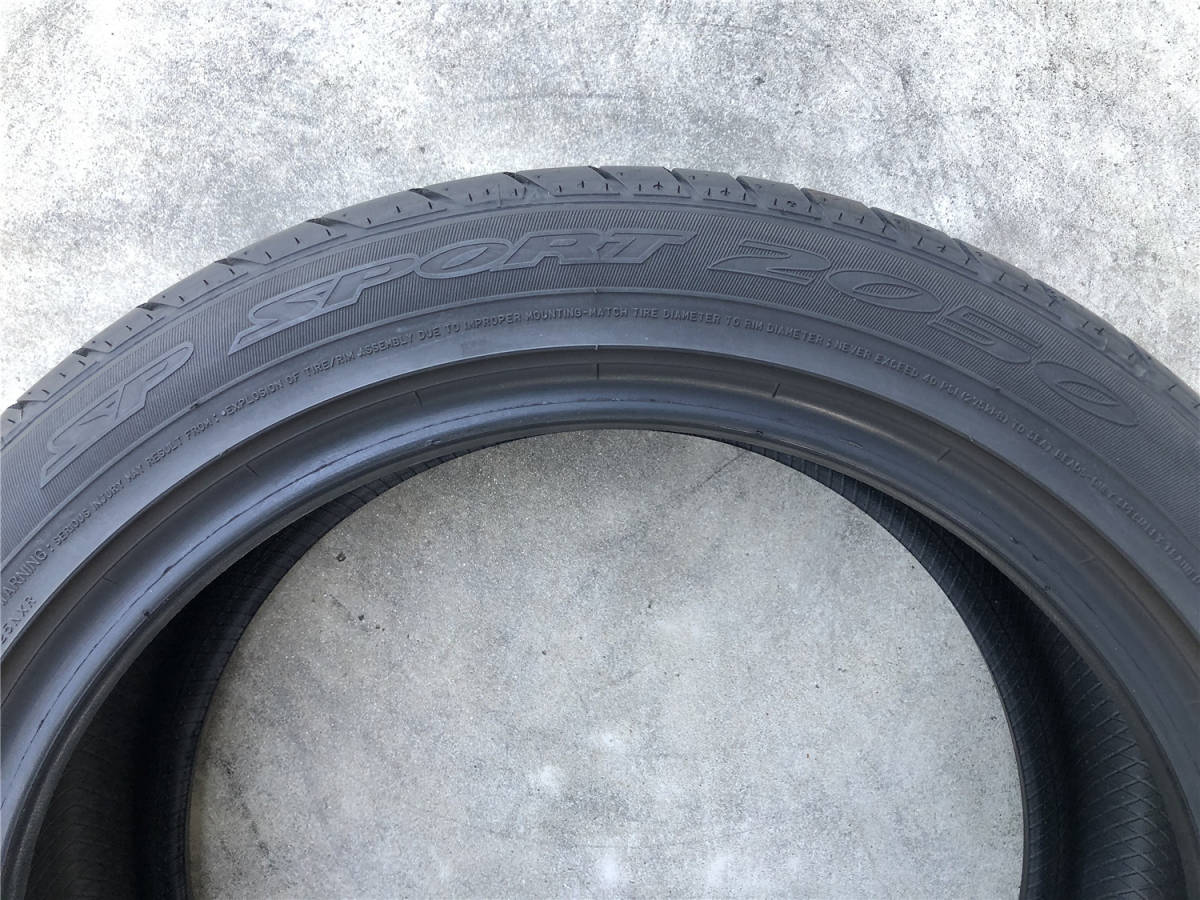 激安中古タイヤ単品　2016年製造　ダンロップ　 SP SPORT 2050　205/50R17　　1本 バリ溝　全国送料無料_画像3