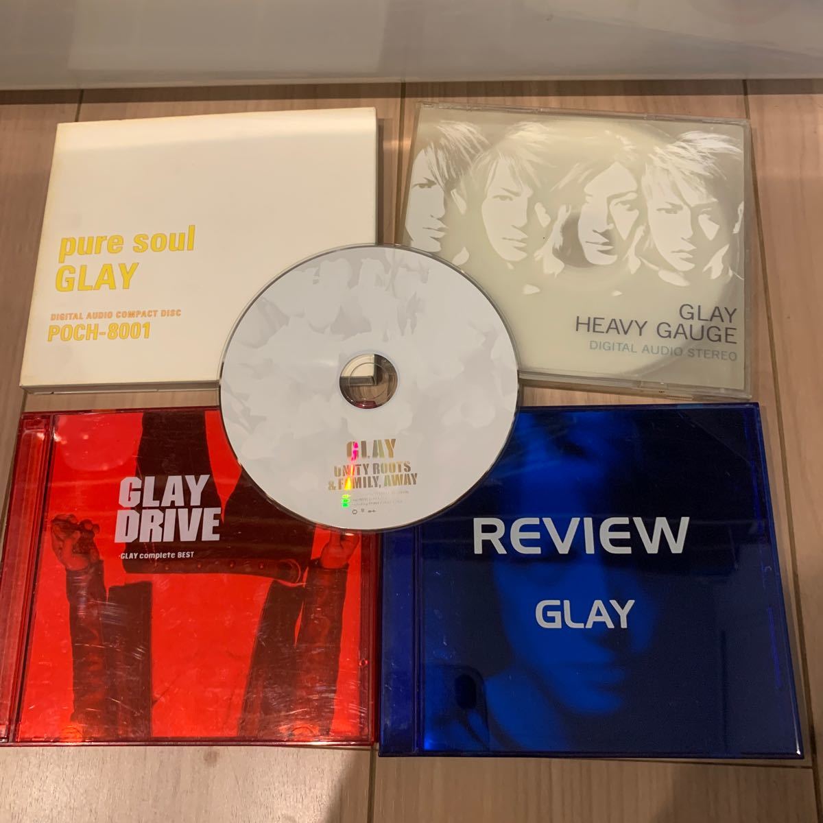 GLAY 5枚 drive review puresoul heavygatge