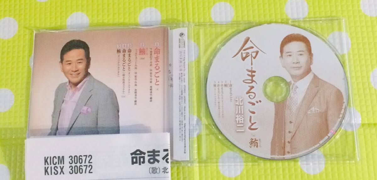 即決『同梱歓迎』CD◇北川裕二 命まるごと 鮪 演歌◎CDxDVD多数出品中s483_画像2