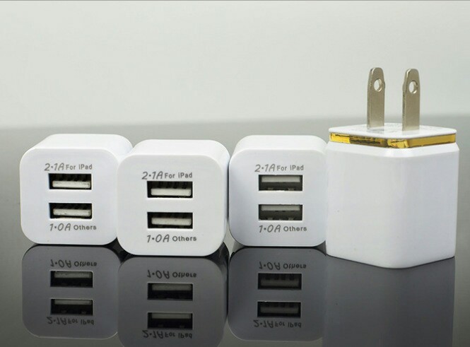 【新品未使用】2個セット USB アダプター 充電器＋3in充電ケーブルセット