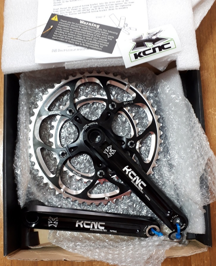 Yahoo!オークション - KCNC SILVER BONE CRANK SET / CRANK + Yahoo!オークション - KCNC SILVER BONE CRANK SET / CRANK +