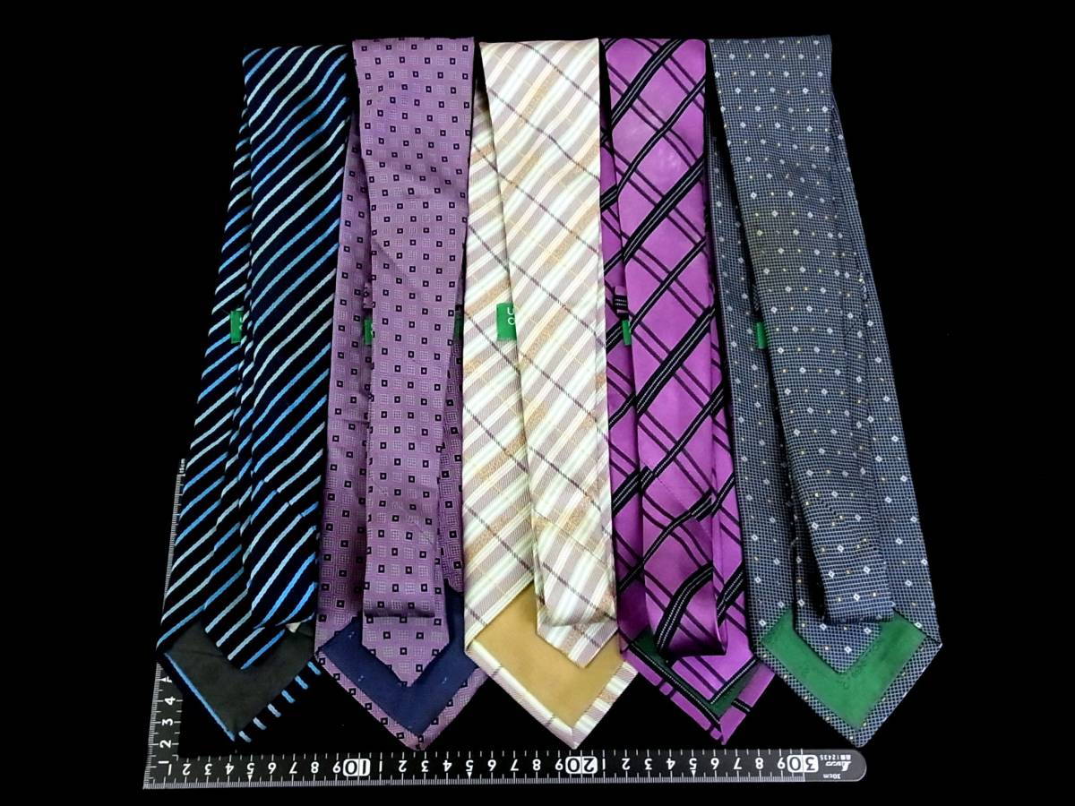 # prompt decision sale #J0401# 5 pcs set all * Benetton necktie 