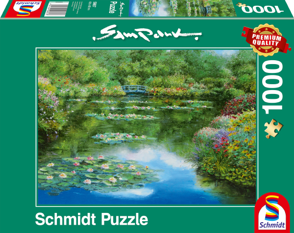 59657 1000ピース ジグソーパズル ドイツ発売●SD●サム・パーク モネの庭 Sam Park Seerosenteich_画像1