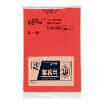 贅沢品 ジャパックス CCR45(a-1556425) 10枚×60冊 赤 スタンダード